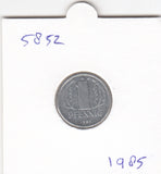S19-MAS-05852 Duitsland - DDR 1 pfennig 1985  KM# 8.2 XF