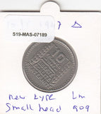 S19-MAS-07189 Frankrijk 10 francs 1947  KM# 909  small head