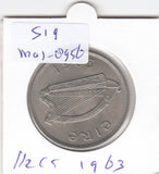 S19-MAS-08956 Ierland ½ crown 1963 KM# 16a UNC