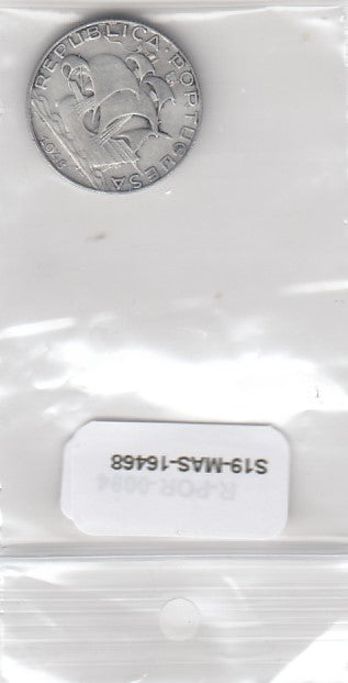 S19-MAS-16468 Portugal 2.5 escudos 1948  KM# 580 VF