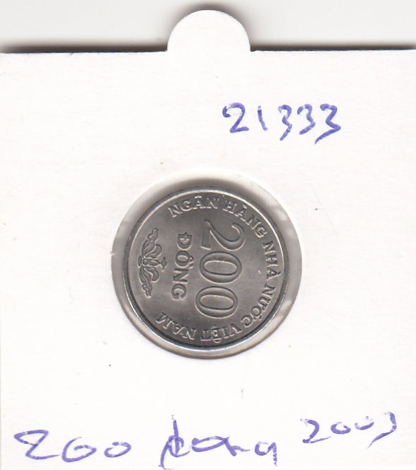 S19-MAS-21333 Vietnam 200 dong 2003  KM# 71 UNC