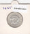S19-NED-0041-M02 Netherlands 1 Gulden XF 1955 KM184   zilver