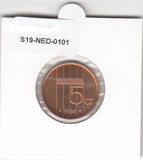 S19-NED-0101 Netherlands 5 Cent UNC 1989 KM202