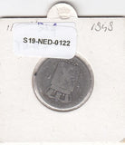 S19-NED-0122 Netherlands 1/2 Gulden FI- 1848 KM73