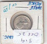 S19-OCE-0025 Australia 3  Pence 1960  KM57 UNC Zilver