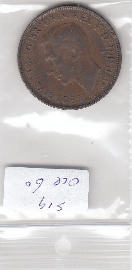 S19-OCE-0060 Australia 1 Penny 1942 P KM36 VF