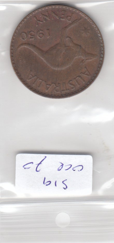 S19-OCE-0070 Australia 1 Penny 1950 P KM43 VF