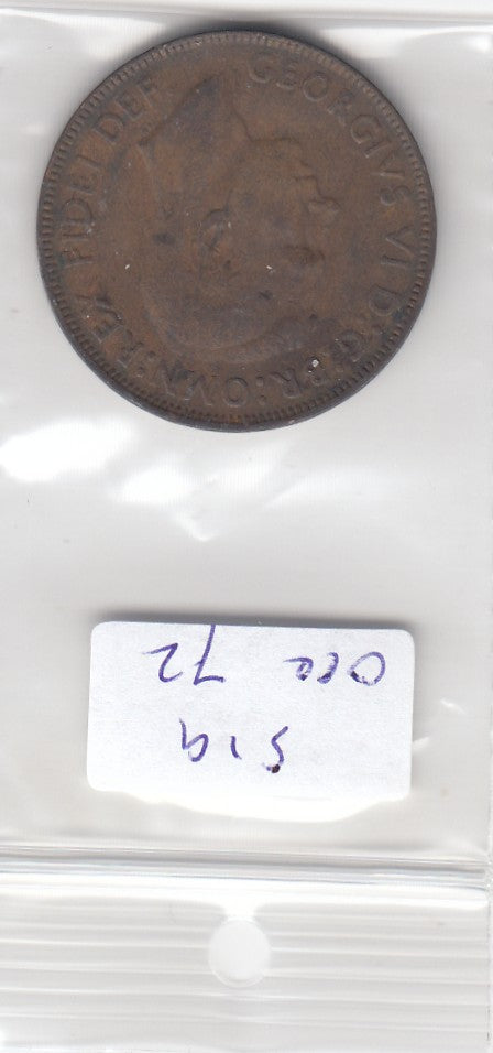 Australia 1 Penny 1950 P KM43 VF