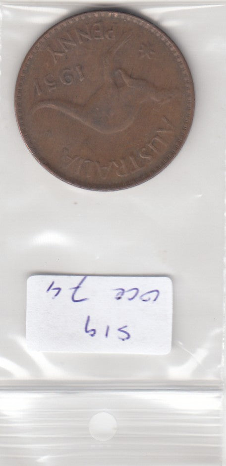 S19-OCE-0074 Australië 1 Penny 1951 M KM43 ZFR