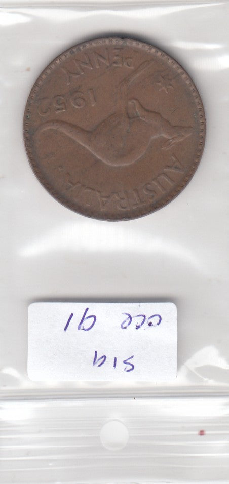 S19-OCE-0091 Australia 1 Penny 1952 P KM43 VF
