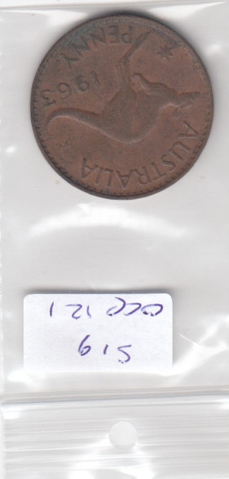 S19-OCE-0121 Australië 1 Penny 1963 P   ZF