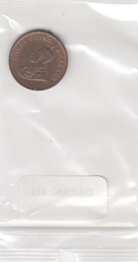 S19-OVE-0112 India 1/12 anna 1933 calcutta KM509 UNC