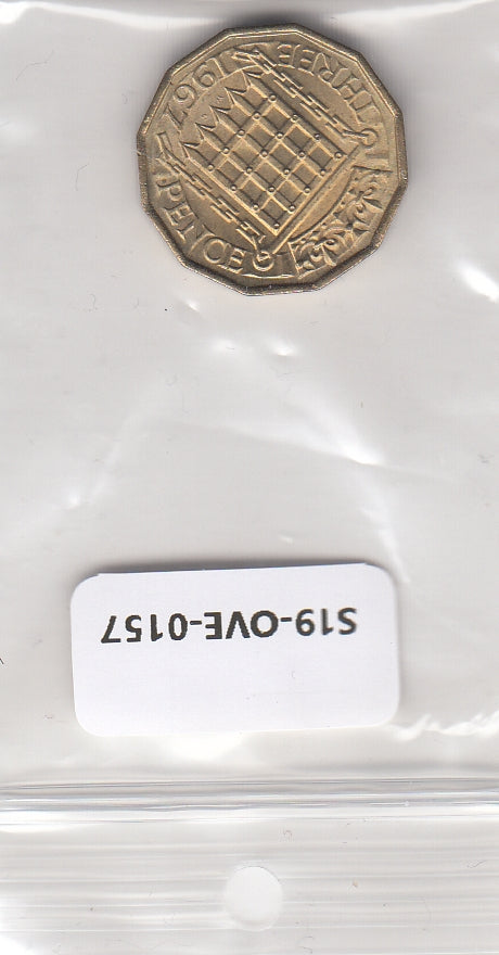S19-OVE-0157 Great Britain 3 pence 1967  KM900 UNC