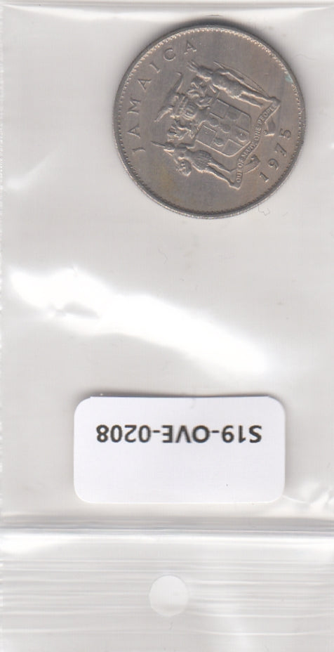 S19-OVE-0208 Jamaica 10 cents 1975  KM47 VF