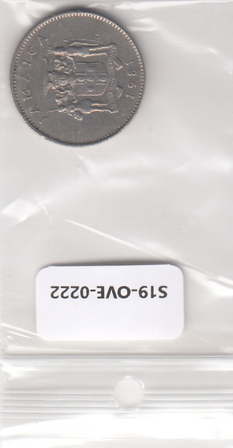 S19-OVE-0222 Jamaica 10 cents 1981  KM47 VF