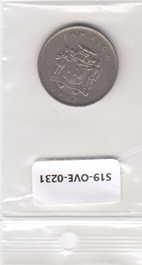 S19-OVE-0231 Jamaica 10 cents 1987  KM47 VF
