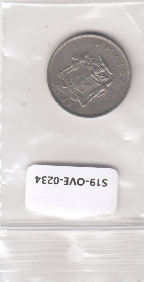 S19-OVE-0234 Jamaica 10 cents 1987  KM47 VF
