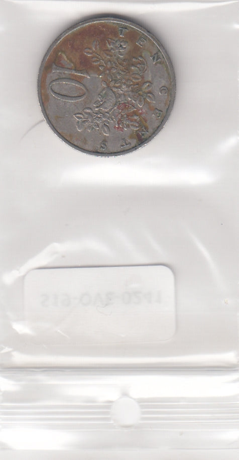 S19-OVE-0241 Jamaica 10 cents 1982  KM47 FI