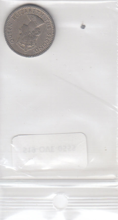 S19-OVE-0555 Nigeria 6 pence 1959  KM4 VF