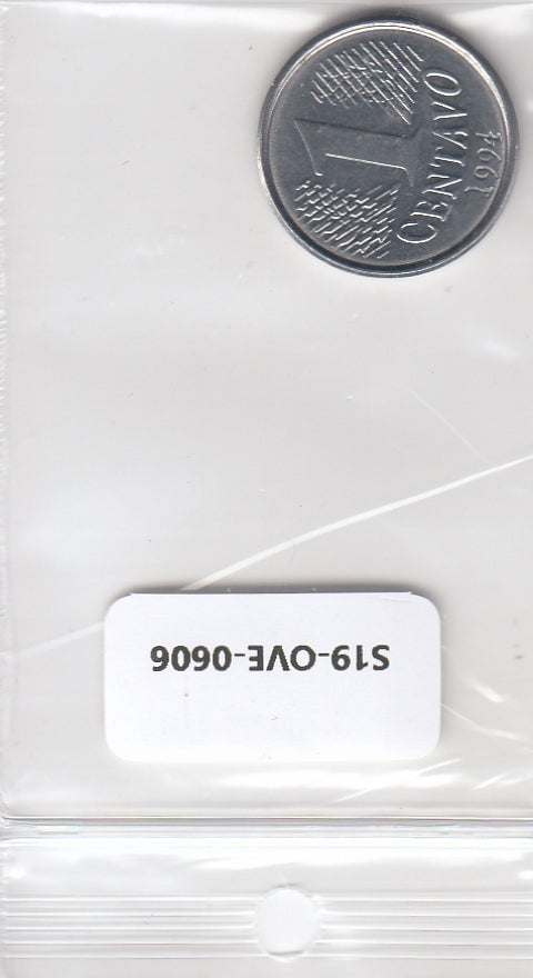 S19-OVE-0606 Brazil 1 Centavo 1994  KM631 XF