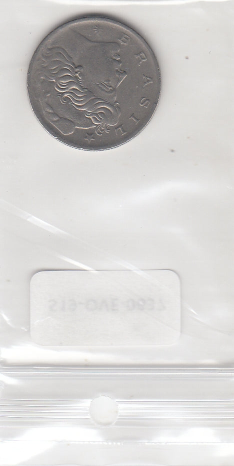 S19-OVE-0637 Brazil 10 Centavos 1970  KM578 VF
