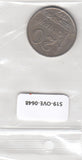 S19-OVE-0648 Brazil 20 Centavos 1970  KM579 VF+