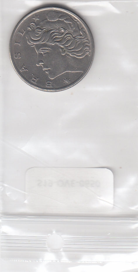 S19-OVE-0650 Brazil 20 Centavos 1970  KM579 VF+