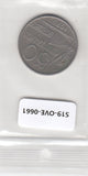 S19-OVE-0661 Brazil 50 Centavos 1970  KM580a VF