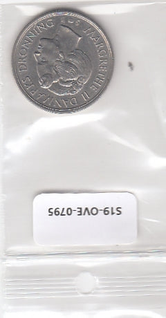 S19-OVE-0795 Denmark 1 Krone 1977   KM862 VF+