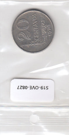 S19-OVE-0827 Brazilië 20 Centavos 1970 KM579 ZFR