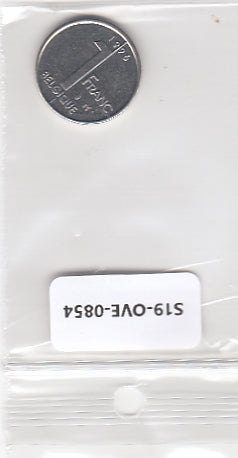 S19-OVE-0854 Belgium 1 Franc 1996   KM187 VF Waals