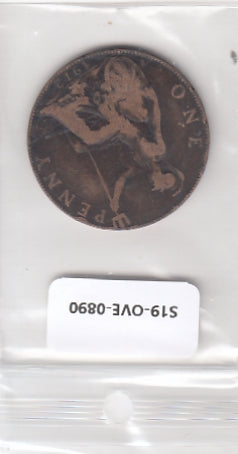 S19-OVE-0890 UK 1 Penny 1912 H KM810 VF