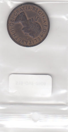 S19-OVE-0908 UK halve penny 1966 KM896 VF