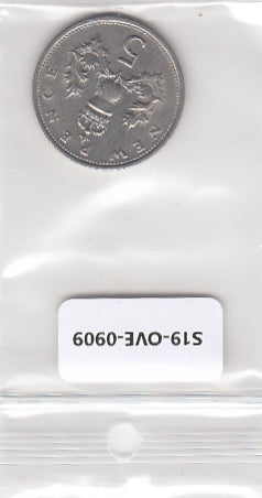 S19-OVE-0909 VK 5 Pence 1970 KM911 ZG