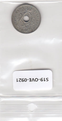 S19-OVE-0921 Belgium 5 Centimes 1932  KM66 VF Waals