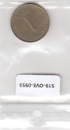 S19-OVE-0955 Austria 1 Schilling 1991  KM2886 VF