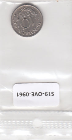S19-OVE-0961 Denmark 10 Ore 1970  KM849 VF