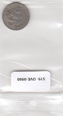S19-OVE-0980 Barbados 10 cent  1973  KM12 FI/VF