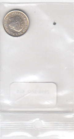 S19-OVE-0982 Antillen 1/10 Gulden 1963  KM3 UNC