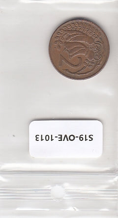S19-OVE-1013 Nieuw-Zeeland 2 cent 1971 KM32 ZG