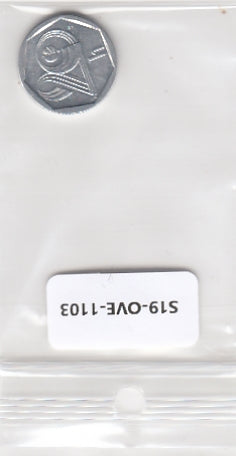 S19-OVE-1103 Tsjechië 20 Haleru 1993 HB KM2.1 UNC
