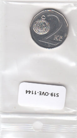S19-OVE-1144 Tsjechische Republiek 2 Koruna 1993 ML KM9 XF
