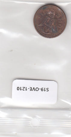 S19-OVE-1210 Barbados 1 cent 1991  KM10a FI