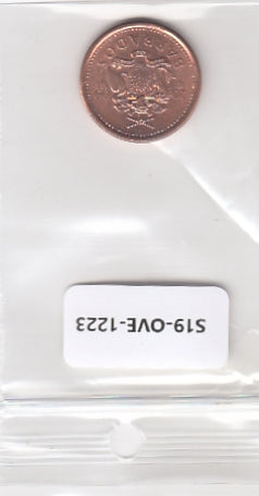 S19-OVE-1223 Barbados 1 cent 2009  KM10b UNC