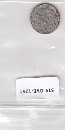 S19-OVE-1261 Barbados 10 Cents 1973  KM12 FI