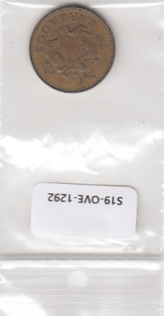 S19-OVE-1292 Barbados 5 Cents 1979  KM11 VF