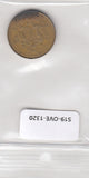 S19-OVE-1320 Barbados 5 Cents 1989  KM11 VF