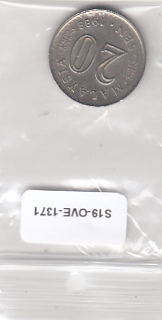 S19-OVE-1371 Malaysia 20 Sen 1988  KM4 VF