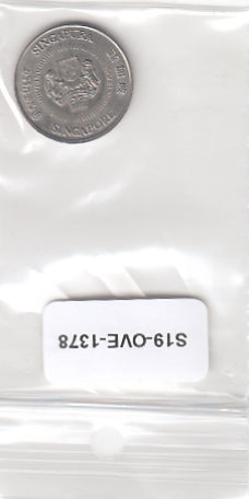 S19-OVE-1378 Singapore 10 Cent 1988  KM51 XF