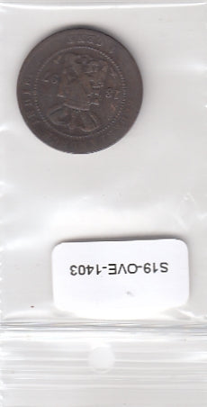S19-OVE-1403 Nederlands-Indië 1 cent 1897 KM307 FI